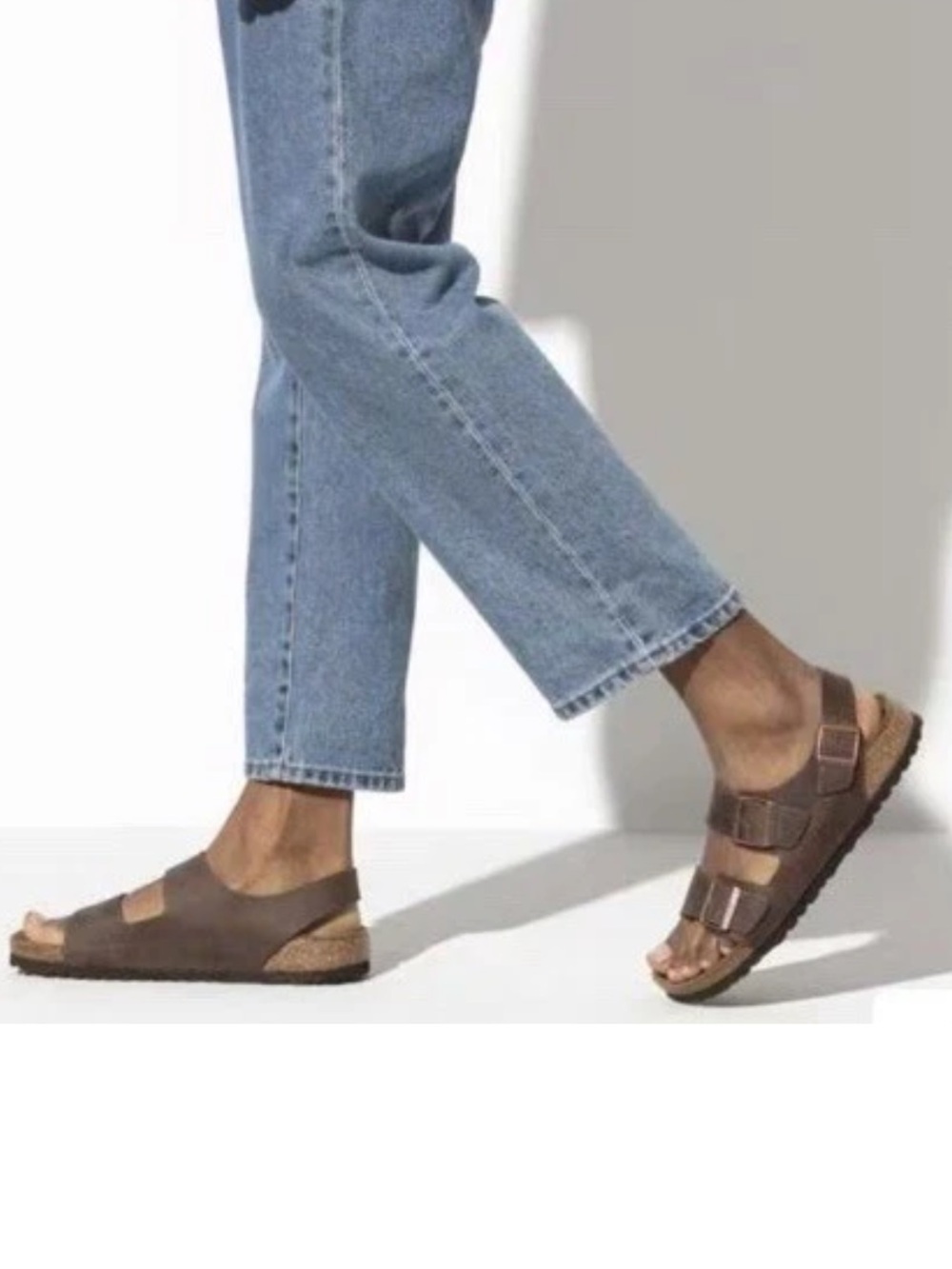 BIRKENSTOCK MILANO Oiled Leather Habana Sandals Shoes US 12/EUR 45 EUC